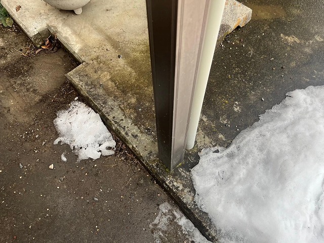 中央市　テラスポリカ撤去